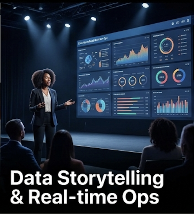 AI Data Storytelling & Real-time Ops - August 2026 AI Bootcamp Course